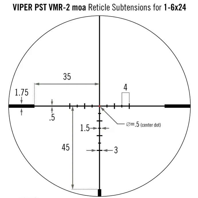 Viper PST Gen II 1-6×24 SFP